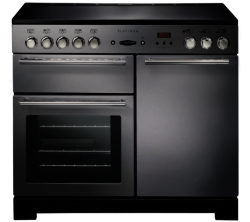 Rangemaster Platinum 100 Electric Induction Range Cooker - Stainless Steel & Chrome